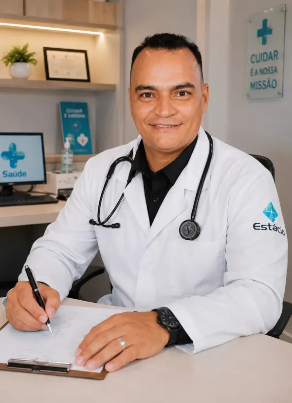 Enfermeiro Márcio Gonçalves realiza atendimento domiciliar em Goiânia